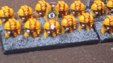 Warhammer 40k Epic Armageddon Imperial Fists Youtube