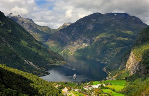 Wallpaper Landscape Mountains Hill Lake Nature Norway Fjord