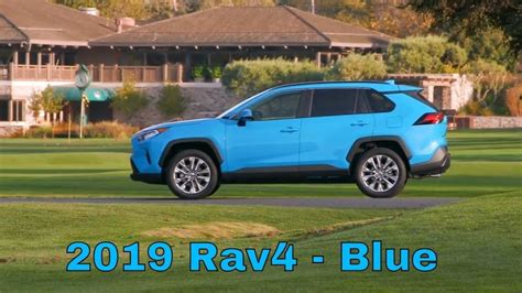 Toyota Rav4 Xle Awd Premium Blue Flame 2019 Interior Exterior