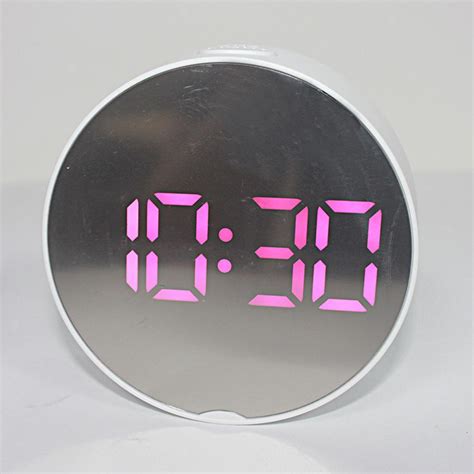 Led Digital Alarm Clock Battery Operated Only Small For Bedroomwalltravel Ebay