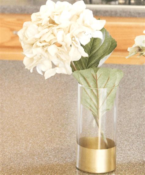 Gold Dipped Vases At Home With Zan