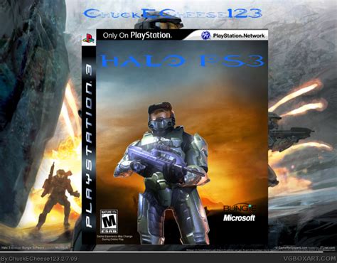 Все консольные игры / playstation 3 игры. Halo PS3 PlayStation 3 Box Art Cover by ChuckECheese123