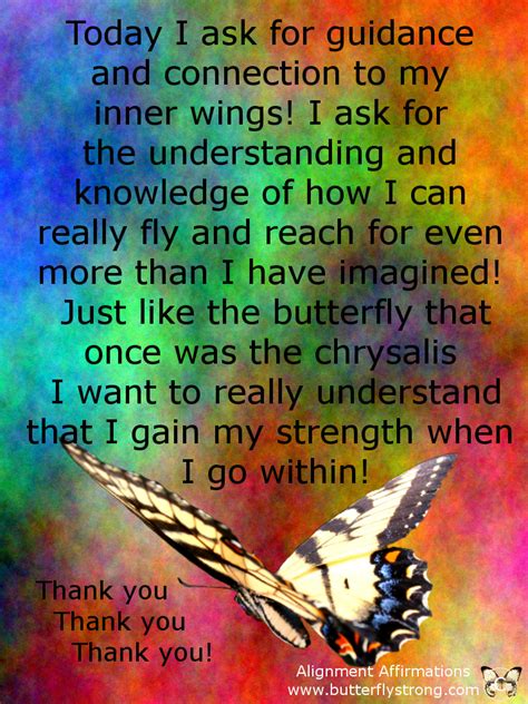 Today I Ask For Guidance And Connection To My Inner Wings I Ask For