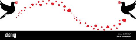 Elegant Romantic Love Wedding Valentines Clip Art With Heart Confetti