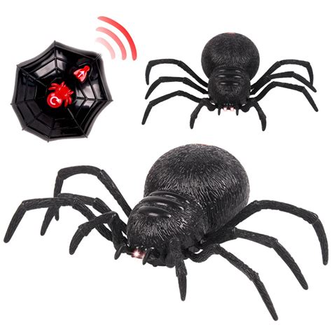 Remote Control Spider Scary Wolf Spider Robot Realistic Novelty Prank Toys Ts Interest