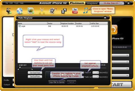 So in the start and stop fields, you can not have any song ringtones longer than 30 seconds. How TO: Make Any MP3 into iPhone Ringtones | CloneDVD Blog