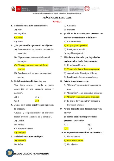 Categorias Gramaticales Apuntes De Lengua Y Literatura Docsity