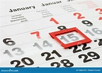 Page Of Calendar Showing Date Of Today Royalty Free Stock Images ...