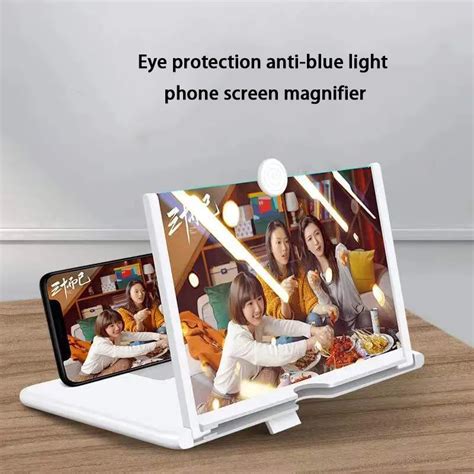 Mobile Phone Screen Amplifier 12 Inch Large Screen Artifact Projection