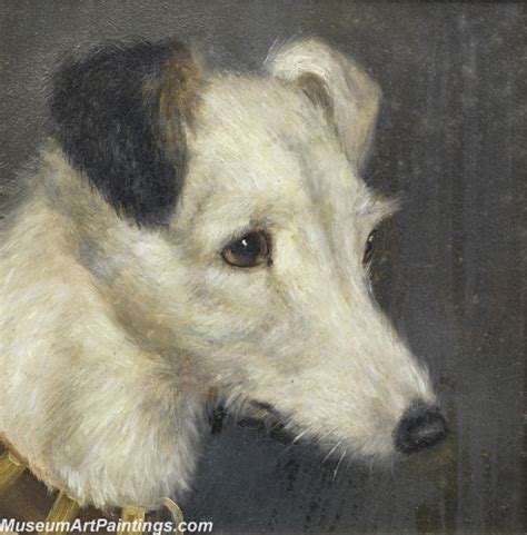 Famous Dog Portrait Painting Dash By Gourlay Steell