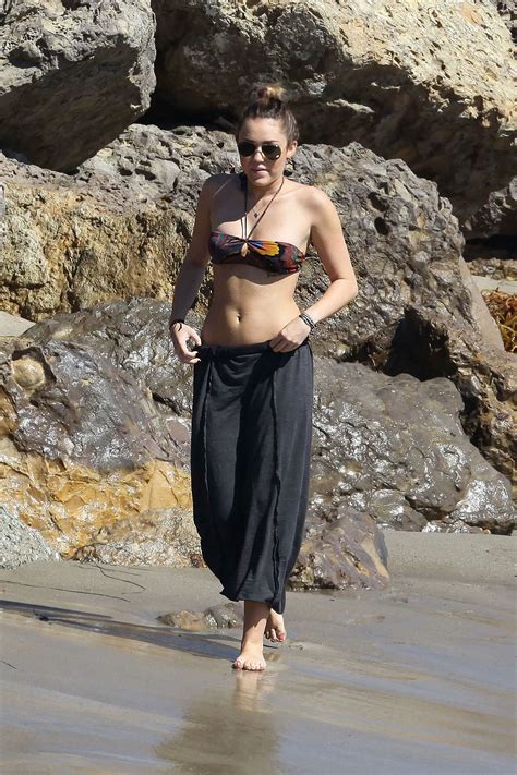 Miley Cyrus In Bikini At The Beach In Malibu Hawtcelebs