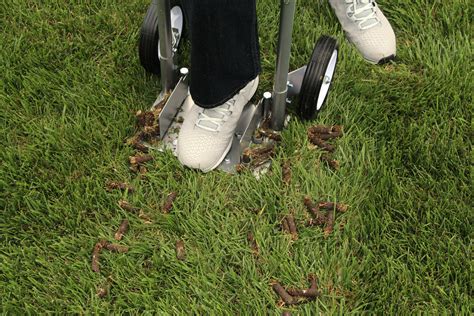 Step N Tilt Core Lawn Aerator 3 The Easy Way To Core Aerate Your Lawn