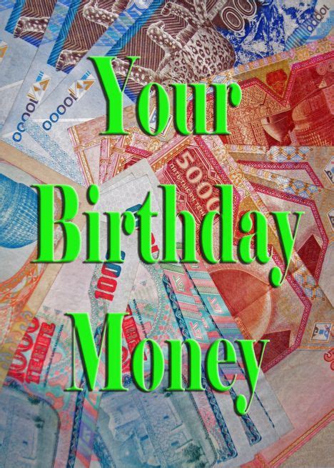 Your Birthday Money Card Birthday Money Its Your Birthday Money Cards