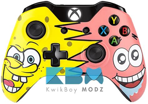 Spongebob Vs Patrick Xbox One Controller Cool Random