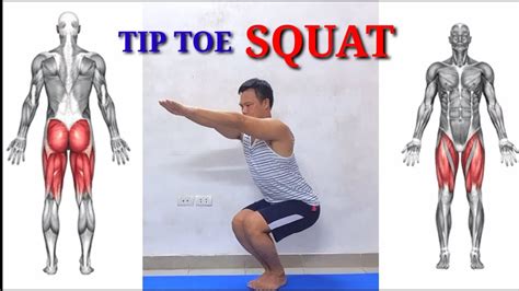 Training Tip Toe Squat Legs Quyseo Workout Youtube