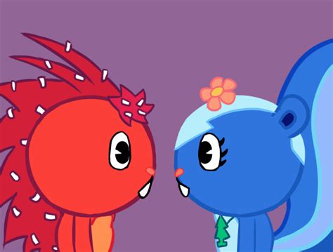 I Made Them Kiss By Cyngawolf On Deviantart Happy Tree Friends How