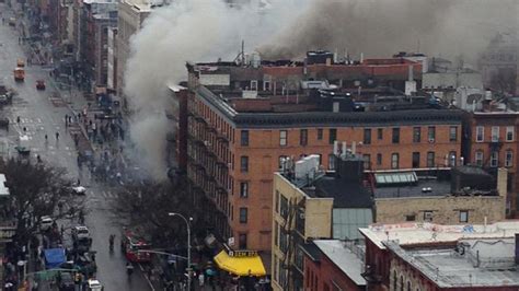 Explosion Building Collapse In Manhattans East Village