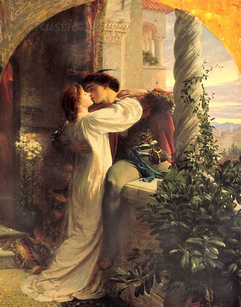 Frank Dicksee Roméo Et Juliette 1884 Reproduction Impression Numérique Shakespeare Deux Jeunes