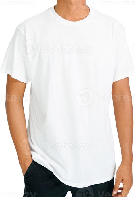 Hombre En Camiseta Blanca Sobre Fondo Aislado 11842065 Png