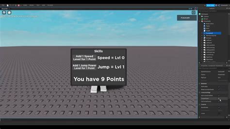 Roblox How To Make A Skill System With Points Part 1 Youtube