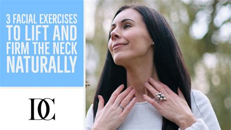 3 facial exercises to lift and firm the neck naturally youtube