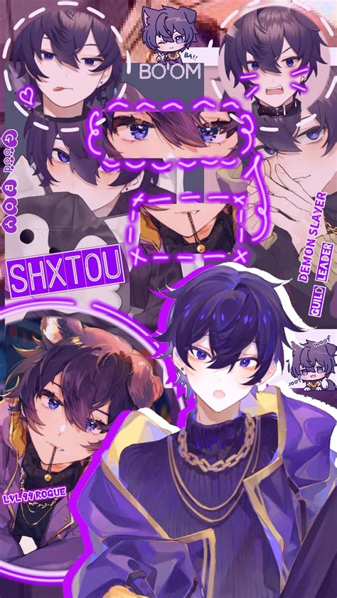 Shxtou 💜💜 Cute Anime Boy Cute Anime Wallpaper Anime Wallpaper Phone