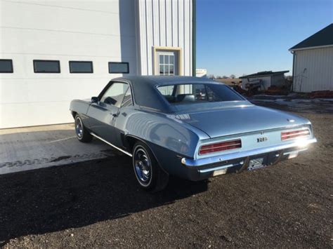 1969 Chevrolet Camaro Rs 350 Glacier Blue Stock Condition For Sale