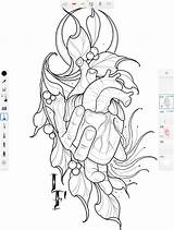 Sketch Tattoo Stencil Drawings Sketchbook Flash Tattoos Book Drawing Witch Skin Digital Designs Sketches Dibujos Using Paintingvalley sketch template