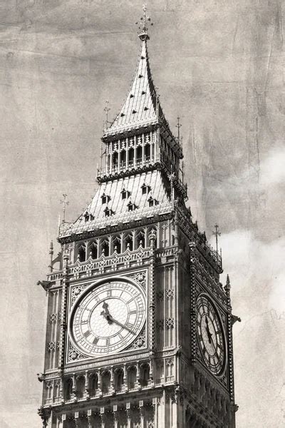 Vintage View Of London Big Ben Stock Image Everypixel