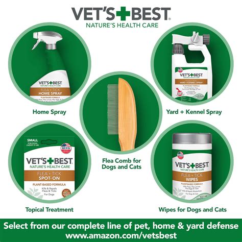 Vets Best Flea And Tick Advanced Strength Dog Shampoo Flea Treatment