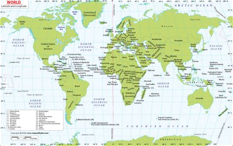 World Map Latitude Longitude Afp Cv