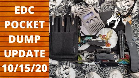 Edc Pocket Dump Update 10152020 Everyday Carry Youtube