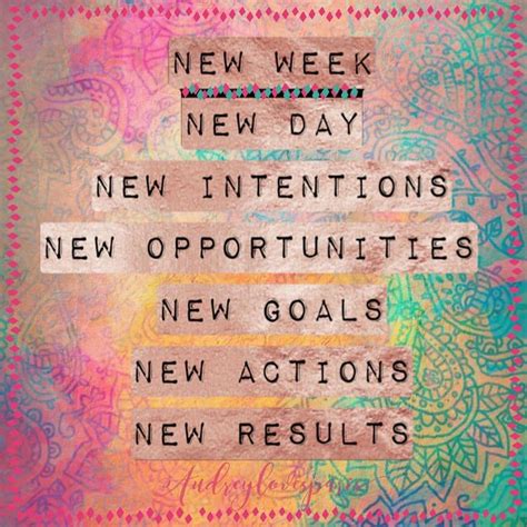 New Week Inspirations New Day Quotes Monday Motivation Quotes New