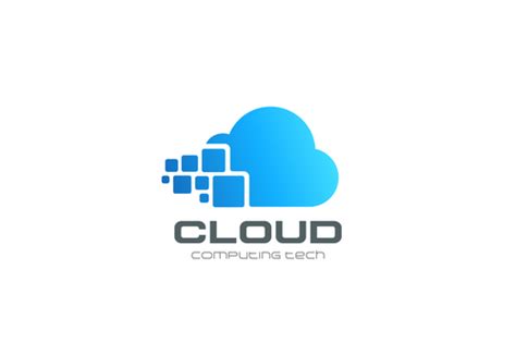 Cloud Computing Technology Logo Vector Free Download