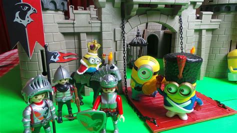 Minion Raid Of Playmobil English Castle Youtube