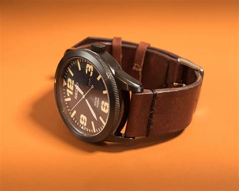 simple kangaroo leather watch strap - 2 piece | Leather watch, Leather watch strap, Leather