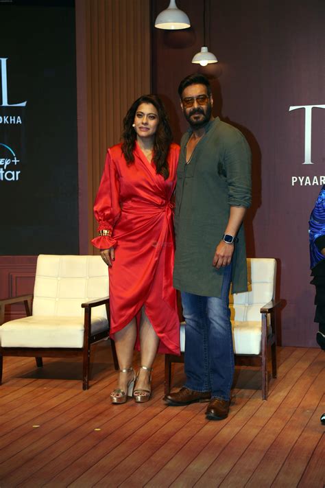 Kajol With Her Hubby Ajay Devgn At The Trailer Launch Of Web Series The
