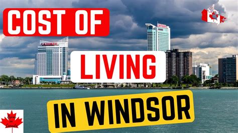 COST OF LIVING IN WINDSOR ONTARIO 100 IN ENGLISH YouTube