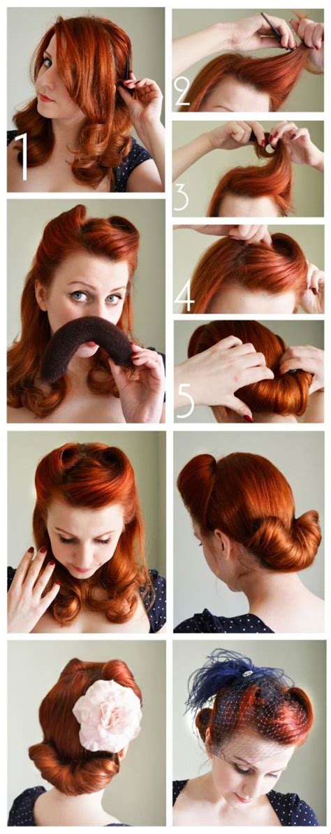 Vintage Hairstyles Tutorial Retro Hairstyles Party Hairstyles