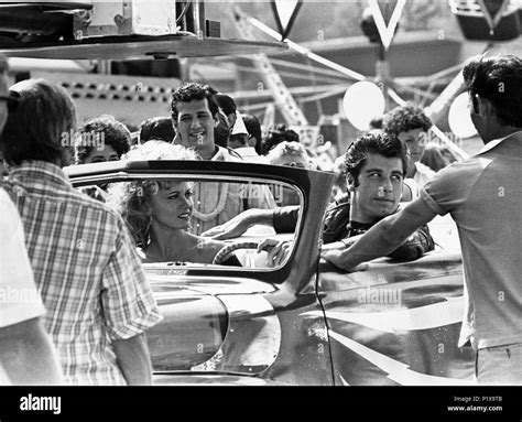 John Travolta Olivia Newton John Grease 1978 Stock Photo Alamy