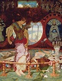 William Holman Hunt The Lady of Shalott, about 1886-1905 Painting by ...