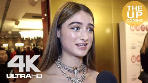 Raffey Cassidy Interview At London Critics Circle Awards 2020 Youtube