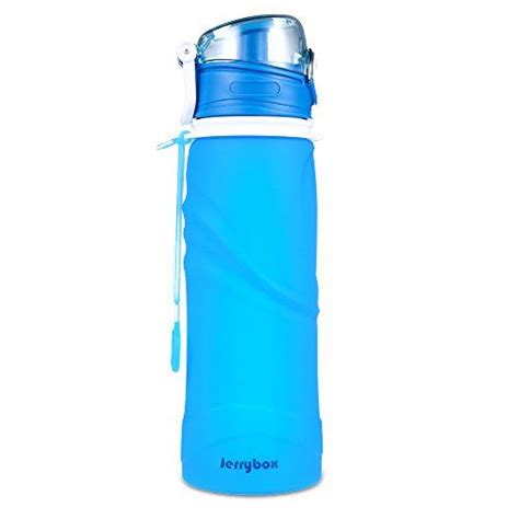 Collapsible Water Bottle 750ml Bpa Free Leak Proof Silicone Foldable