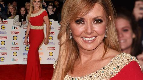 Carol Vorderman Shows Off Her Curves In Glamorous Red Gown At The Pride
