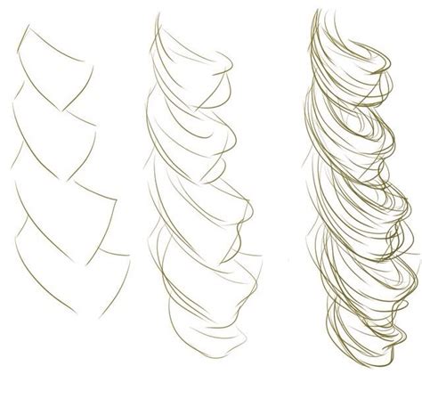 Ruffle Drawing Reference Ruffles Drawing Hair Reference Art Reference Photos Anime Curly