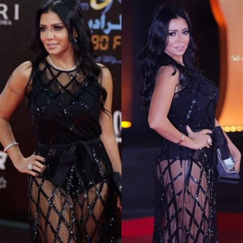 Egyptian Actress Rania Youssef Charged For Wearing See Through Dress