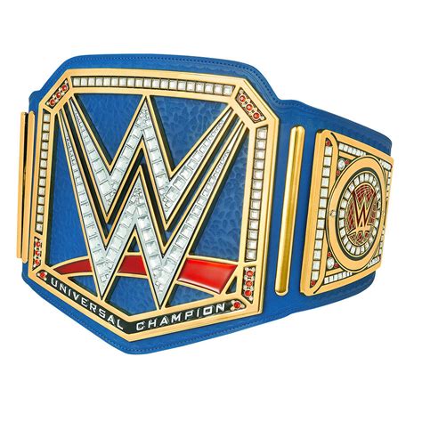 Official Wwe Authentic Universal Championship Blue Commemorative Title
