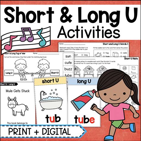 Short U Vowel Sound Worksheets By Rockin Teacher Materials By Hilary Lewis Short Vowel Sound U