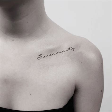 Serendipity Temporary Tattoo Etsy