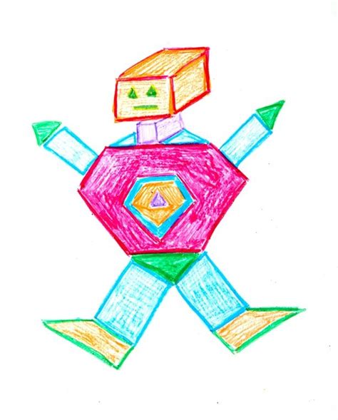 Drawing Pictures Using Geometric Shapes Free Download On Clipartmag